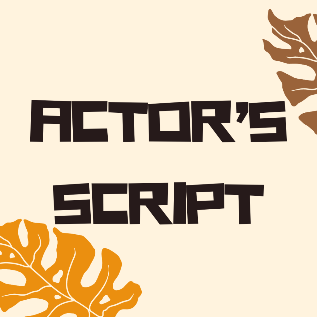 Actor's Script